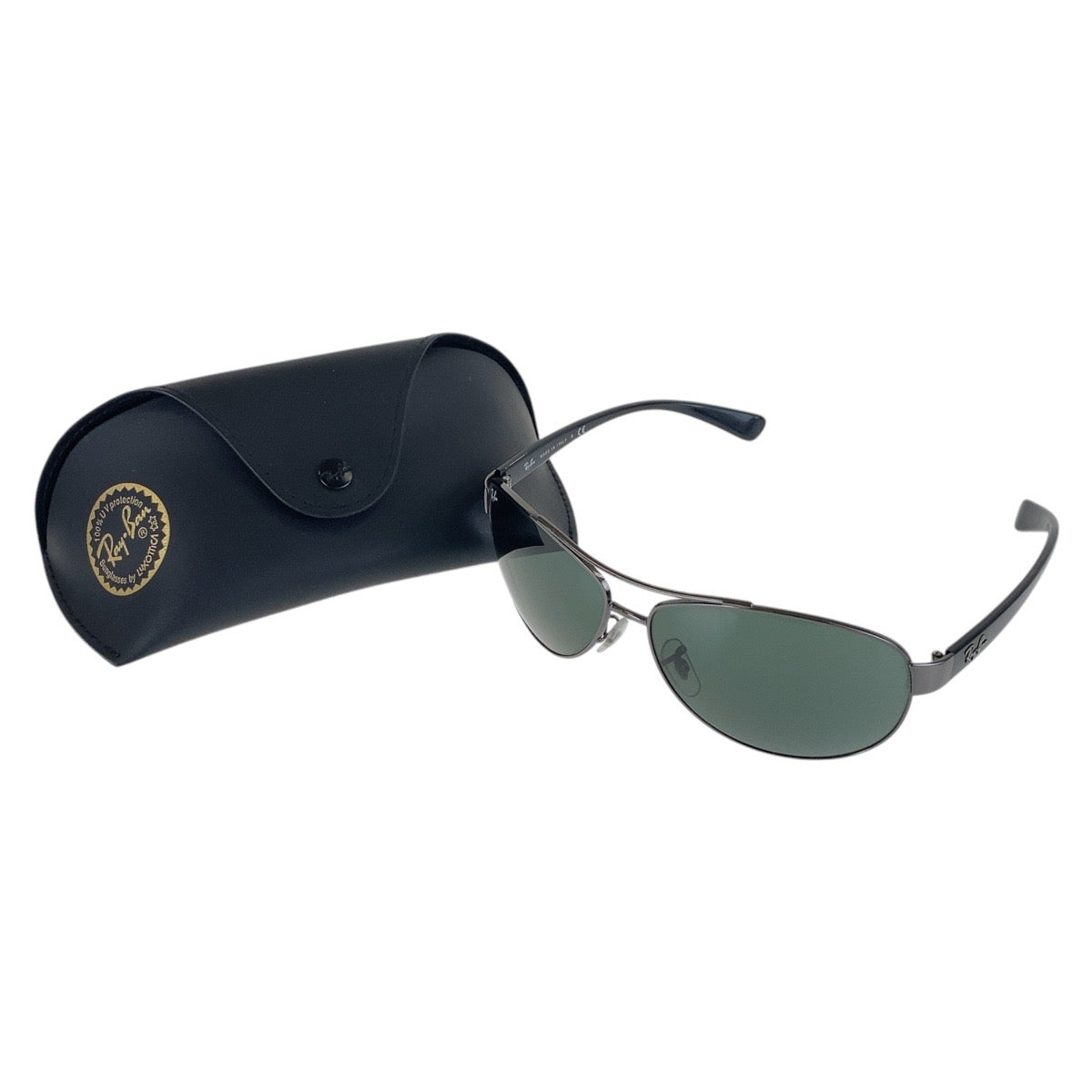 16151
Ray-Ban レイバン ブラック ガンメタ金具 プラスチック / メタル RB3386 004/71 63◻︎13 130 3N サングラス ティアドロップ メンズ