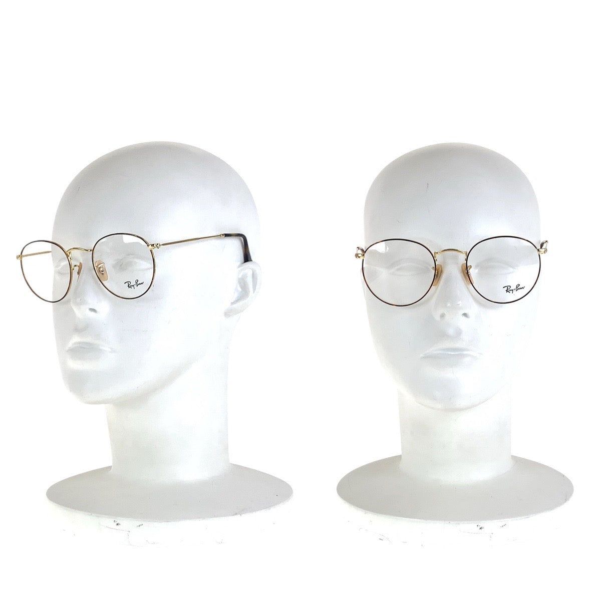 16152
Ray-Ban レイバン ブラウン ブラック ゴールド金具 メタル 3447V 2945 50□21 145 メガネフレーム デモレンズ メンズ
