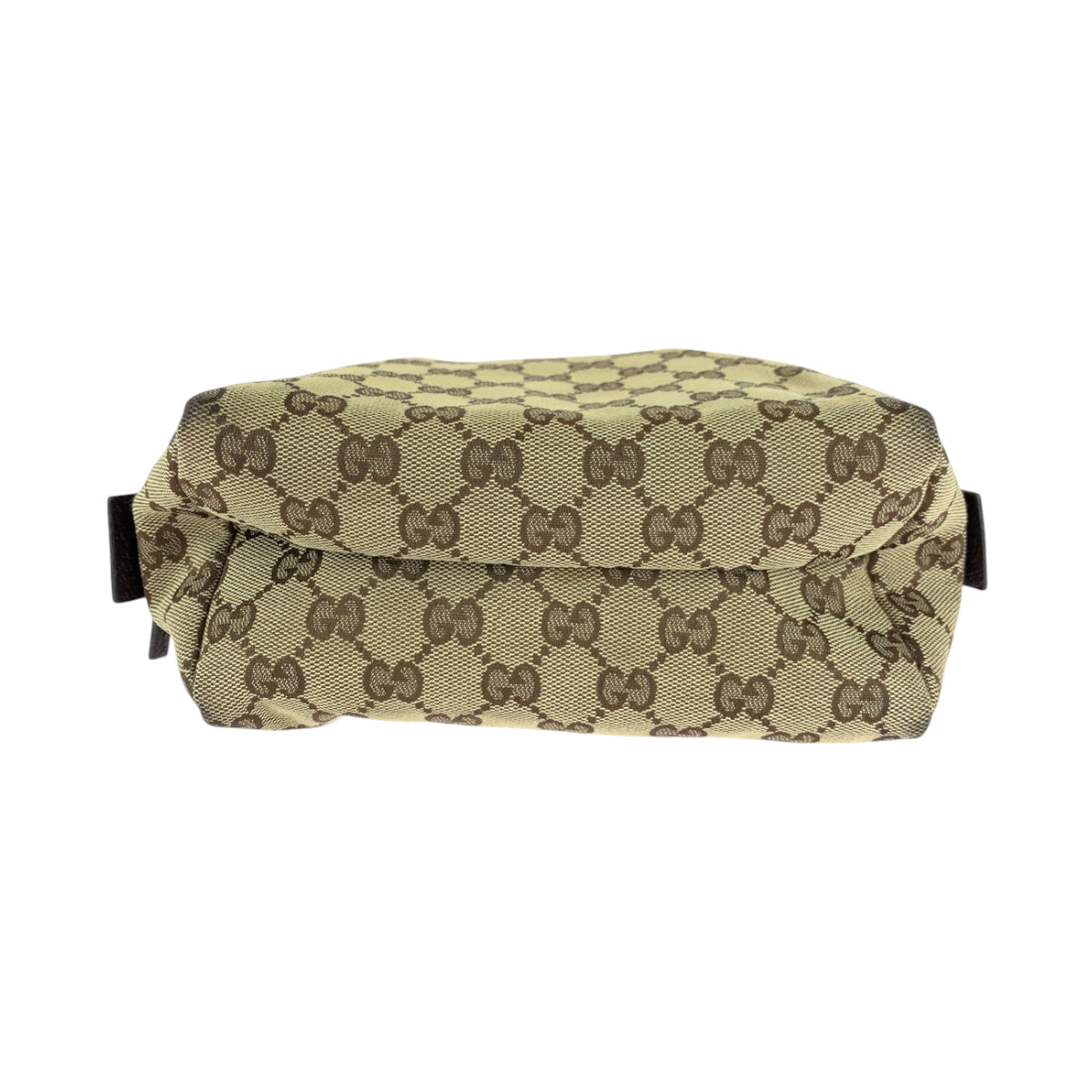 16181
GUCCI グッチ ベージュ ブラウン シルバー金具 GGキャンバス 124542 ハンドバッグ アクセサリーポーチ レディース