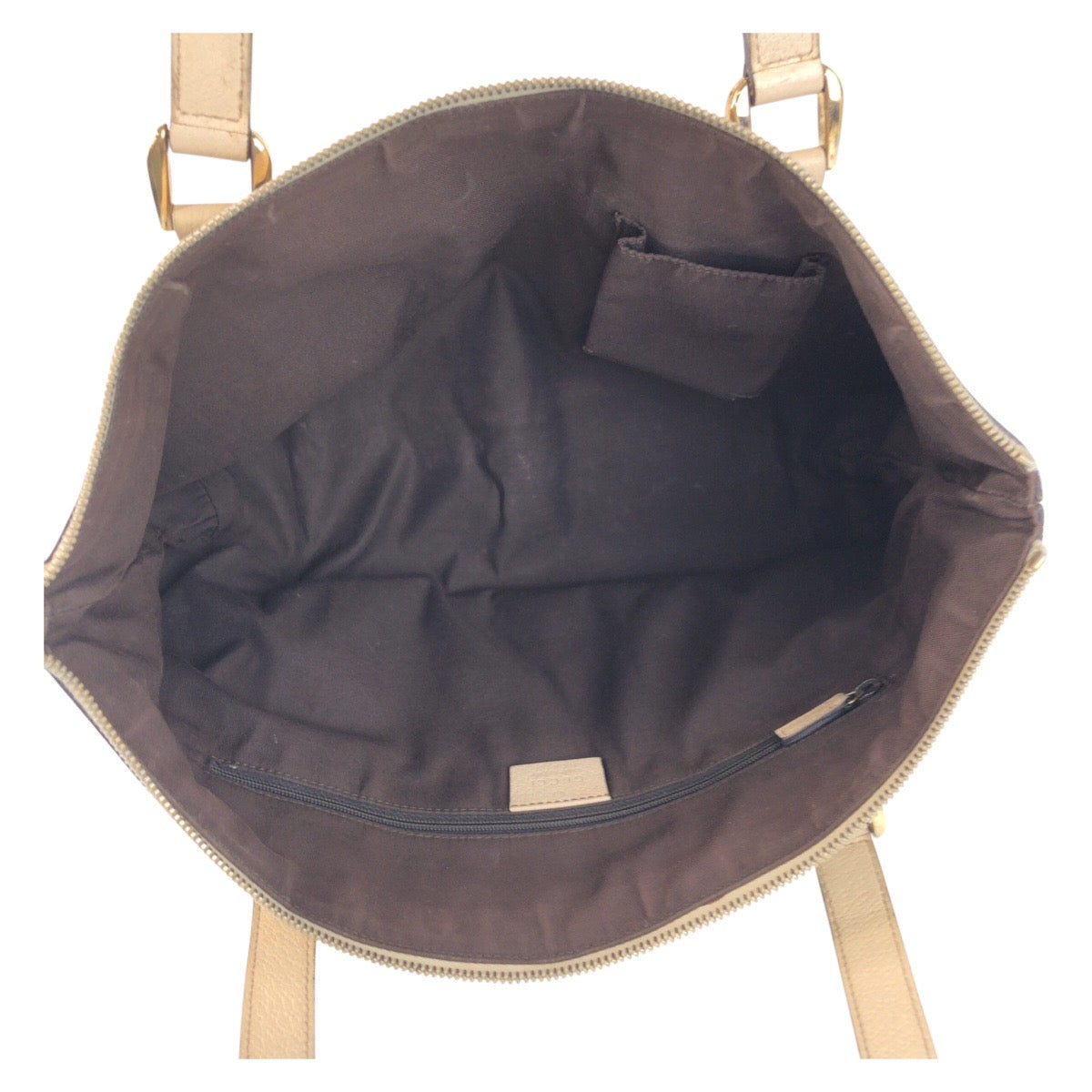 16182
GUCCI グッチ アビー ベージュ ホワイト ゴールド金具 GGキャンバス / レザー 141470 トートバッグ ショルダーバッグ レディース AB21