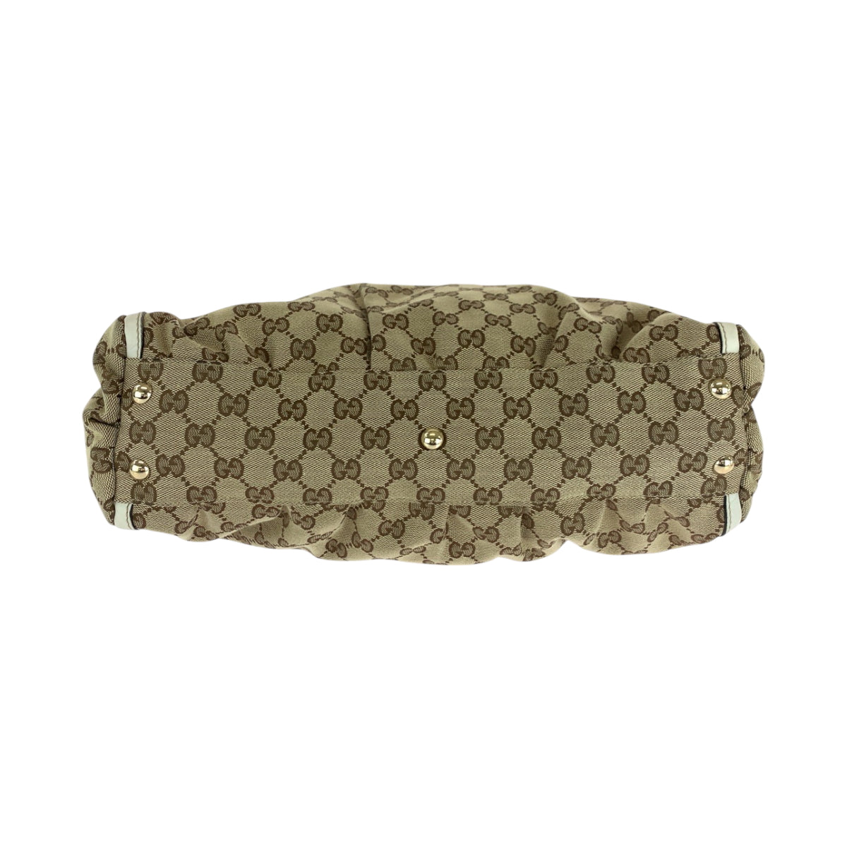 16193
GUCCI グッチ アビー ベージュ ホワイト ゴールド金具 GGキャンバス 189831 トートバッグ ハンドバッグ ショルダーバッグ レディース ABP44