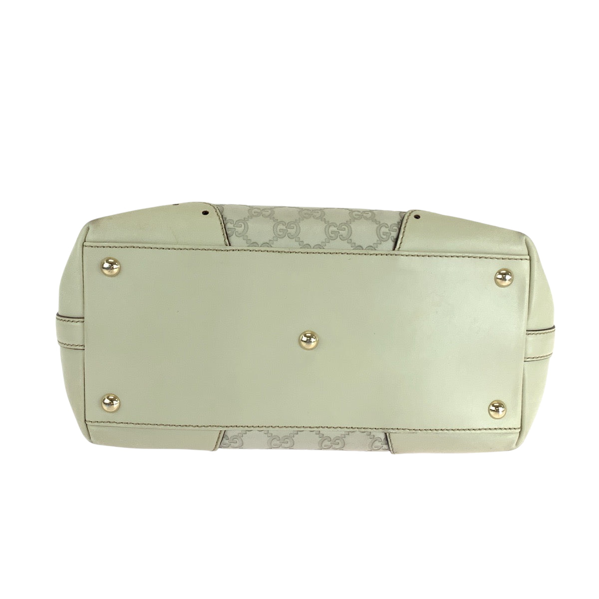 16247
GUCCI グッチ グッチシマ アイボリー ゴールド金具 レザー 145998 トートバッグ ショルダーバッグ レディース ABP52