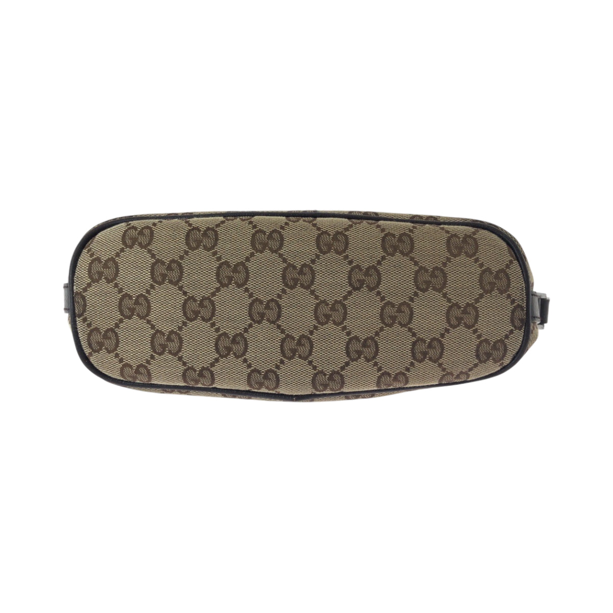 16298
GUCCI グッチ シェリーライン ベージュ ブラウン シルバー金具 GGキャンバス 141309 ハンドバッグ アクセサリーポーチ レディース AB24