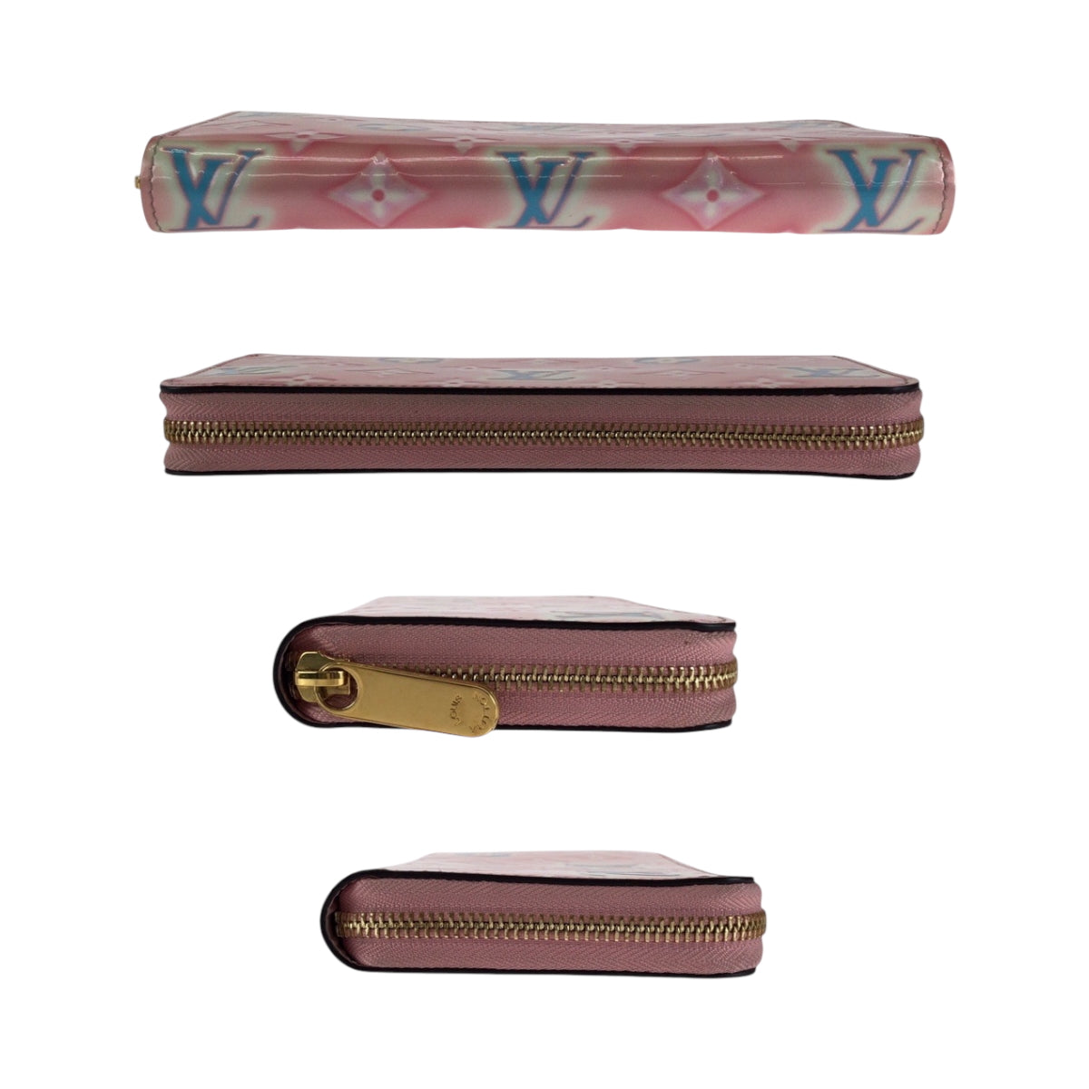 16433
LOUIS VUITTON ルイヴィトン モノグラム ヴェルニ バレンタイン 日本限定 ピンク マルチカラー ゴールド金具 モノグラムヴェルニ M81145 長財布 ロングウォレット レディース