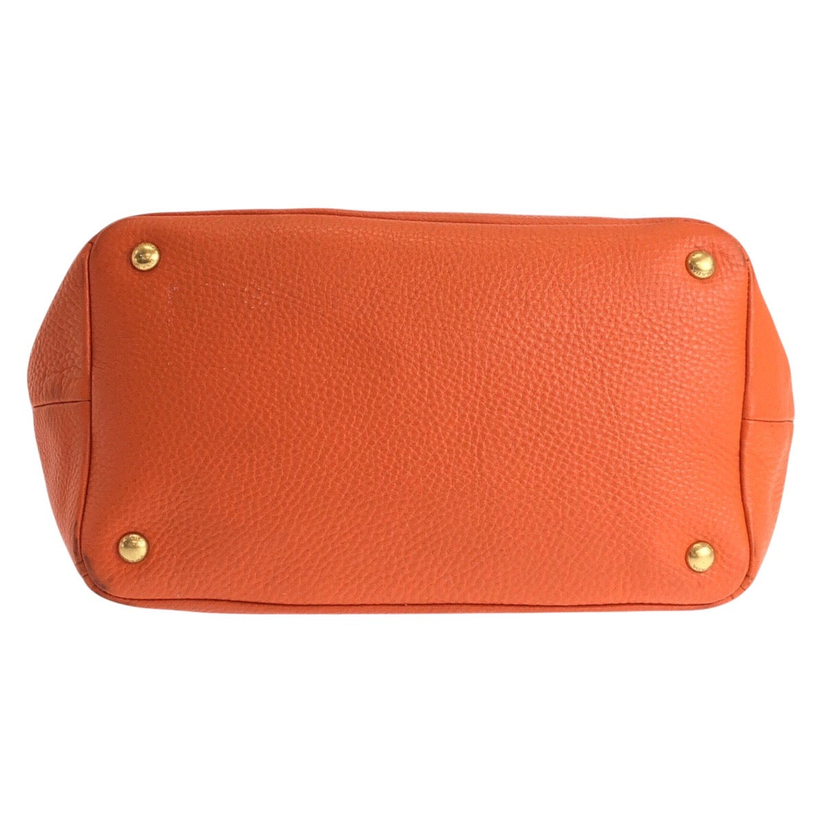 16450
PRADA プラダ ヴィッテロ オレンジ ゴールド金具 レザー トートバッグ ショルダーバッグ 2way レディース ABP67