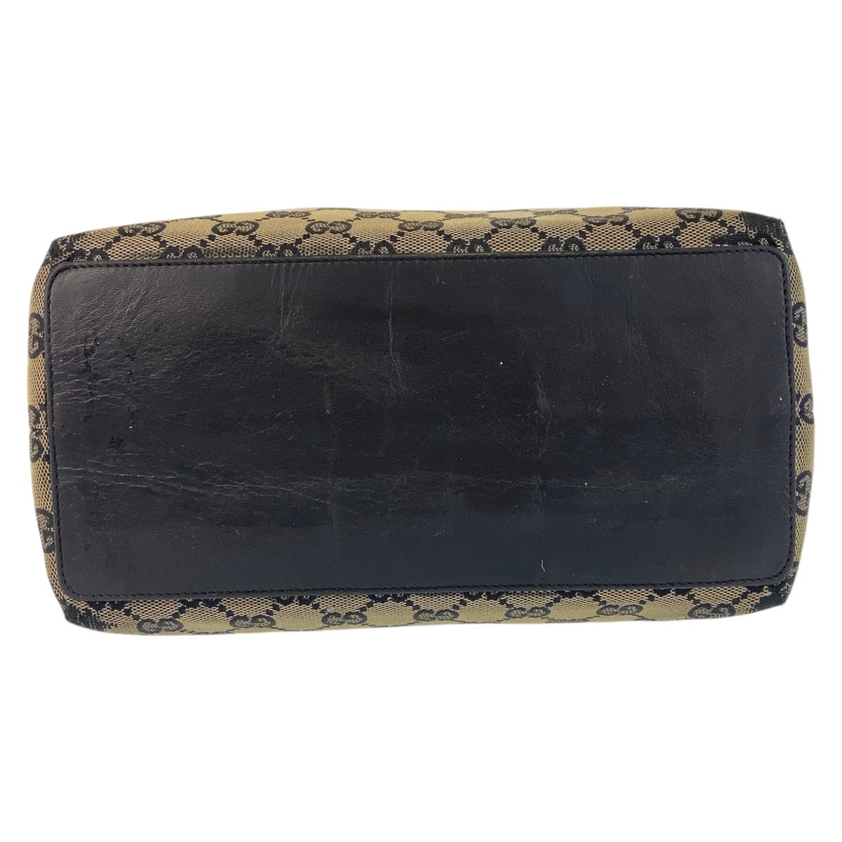 16453
GUCCI グッチ ベージュ ブラック 黒 ゴールド金具 GGキャンバス / レザー 002 1098 トートバッグ ショルダーバッグ レディース