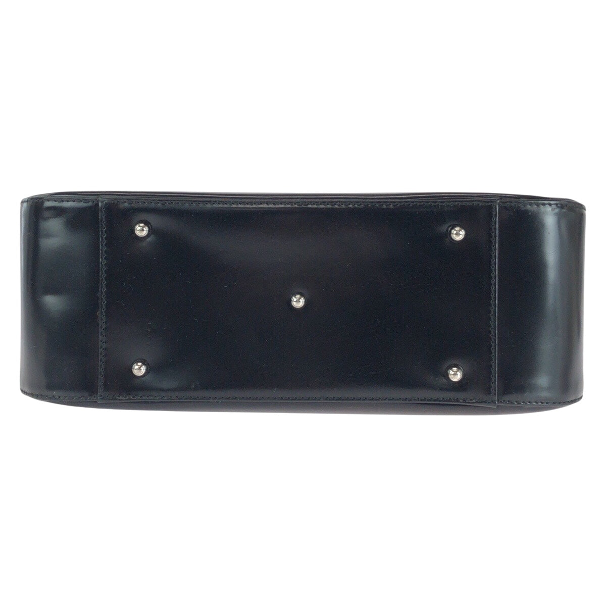 16468
GUCCI グッチ ブラック 黒 シルバー金具 パテントレザー 000 1013 0504 ハンドバッグ レディース
