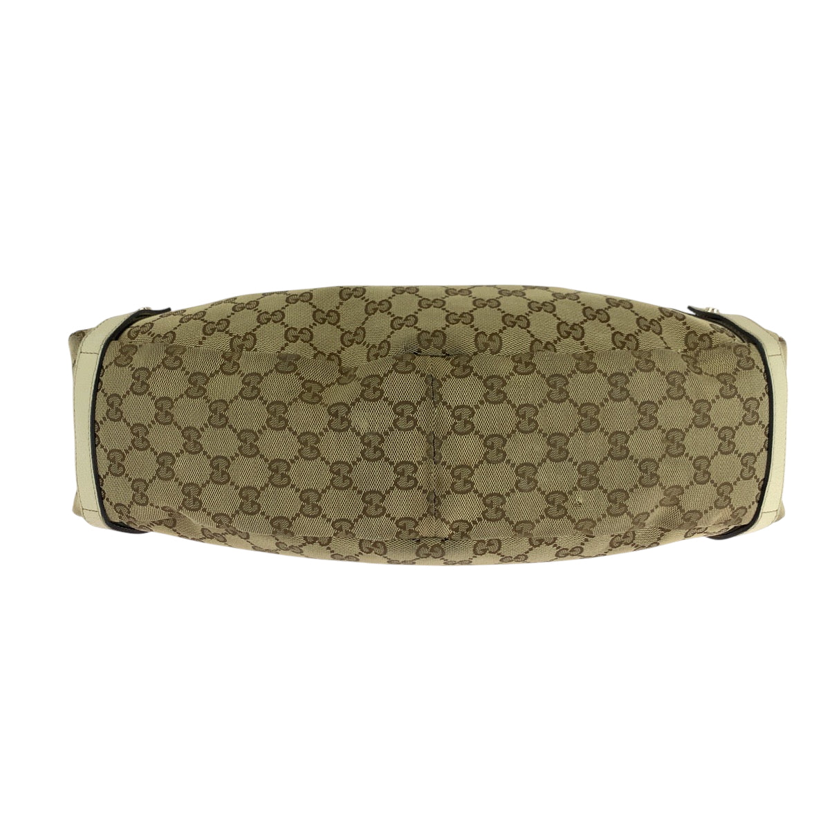 16473
GUCCI グッチ ベージュ ホワイト ゴールド金具 GGキャンバス 130736 トートバッグ ハンドバッグ ショルダーバッグ レディース AB27