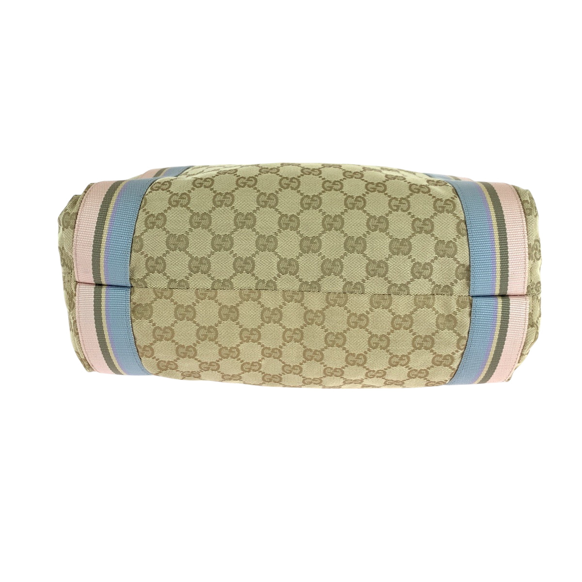 16504
GUCCI グッチ シェリー ベージュ ピンク ブルー GGキャンバス 189669 トートバッグ ハンドバッグ ショルダーバッグ レディース AB32