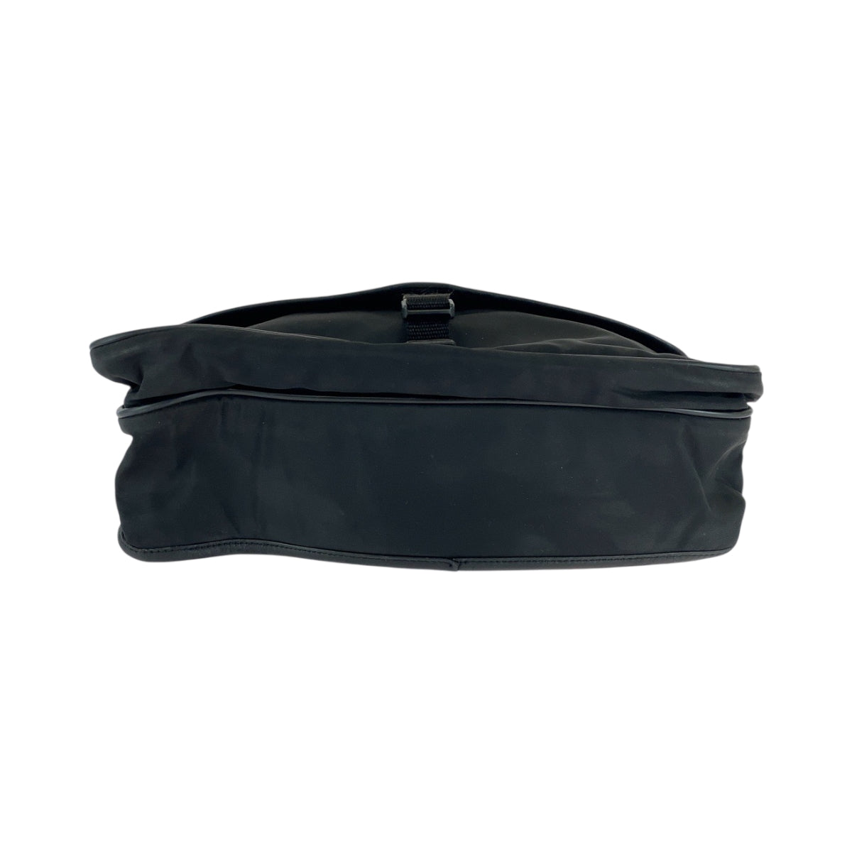 16522
PRADA プラダ テスート 三角ロゴプレート ブラック 黒 シルバー金具 ナイロン V166 ショルダーバッグ メッセンジャーバッグ レディース AB32