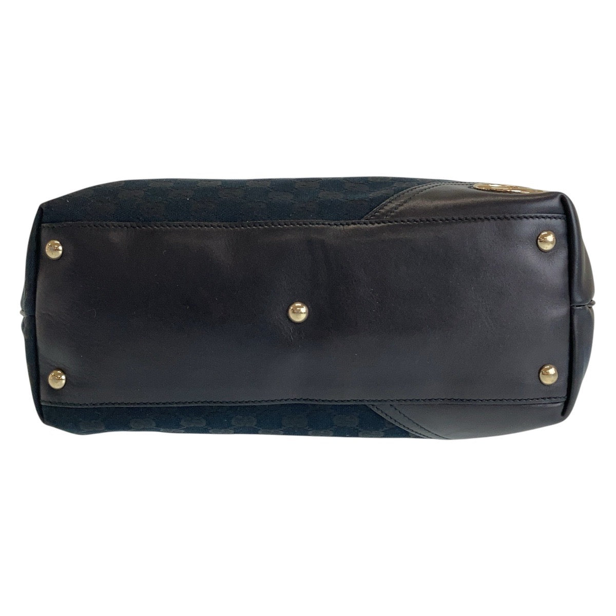 16620
GUCCI グッチ ニューブリット ブラック 黒 ゴールド金具 GGキャンバス / レザー 169945 トートバッグ ショルダーバッグ レディース A48