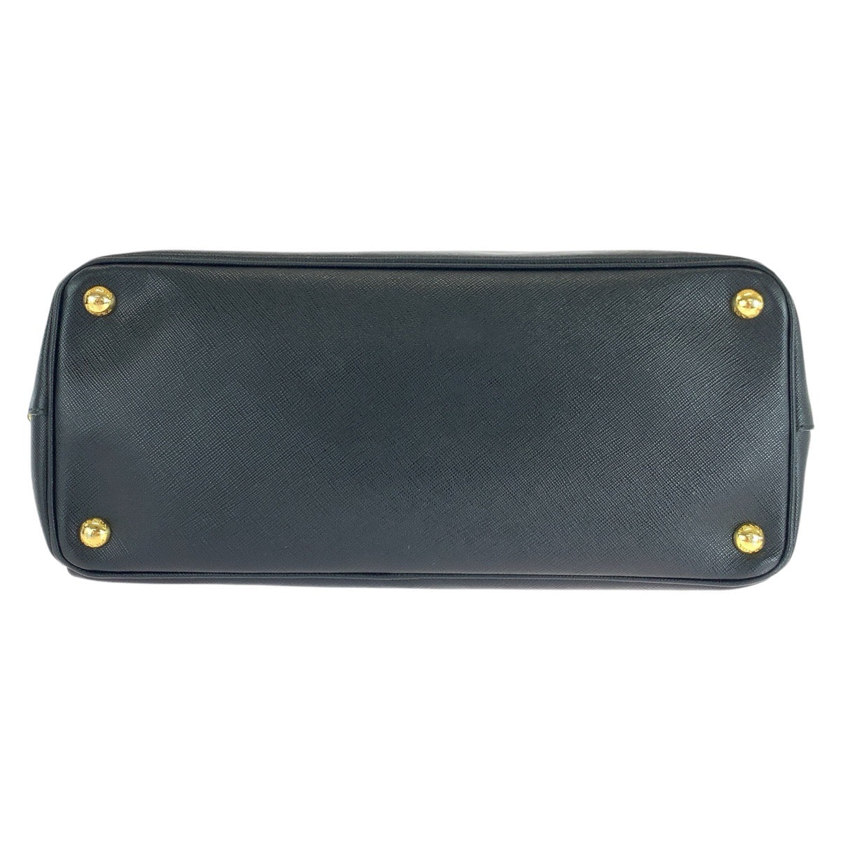 16672
PRADA プラダ サフィアーノ ブラック 黒 ゴールド金具 レザー ハンドバッグ ショルダーバッグ レディース ABP63