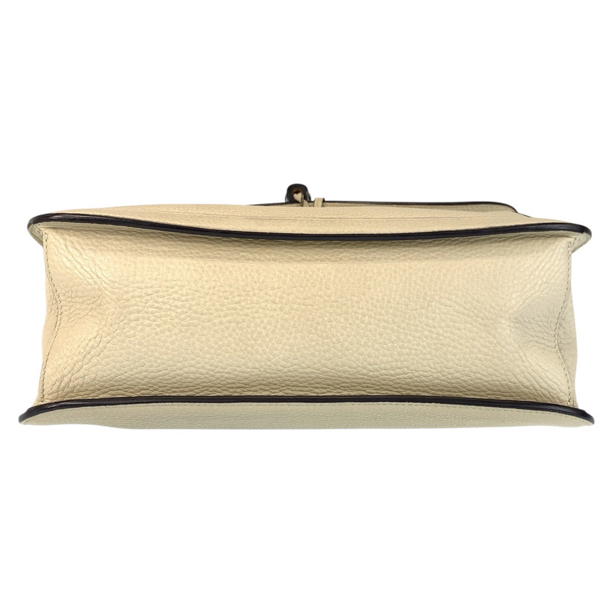 16692
GUCCI グッチ バンブー デイリーフラップ アイボリー シルバー金具 レザー 370826 ショルダーバッグ メッセンジャーバッグ レディース ABP50