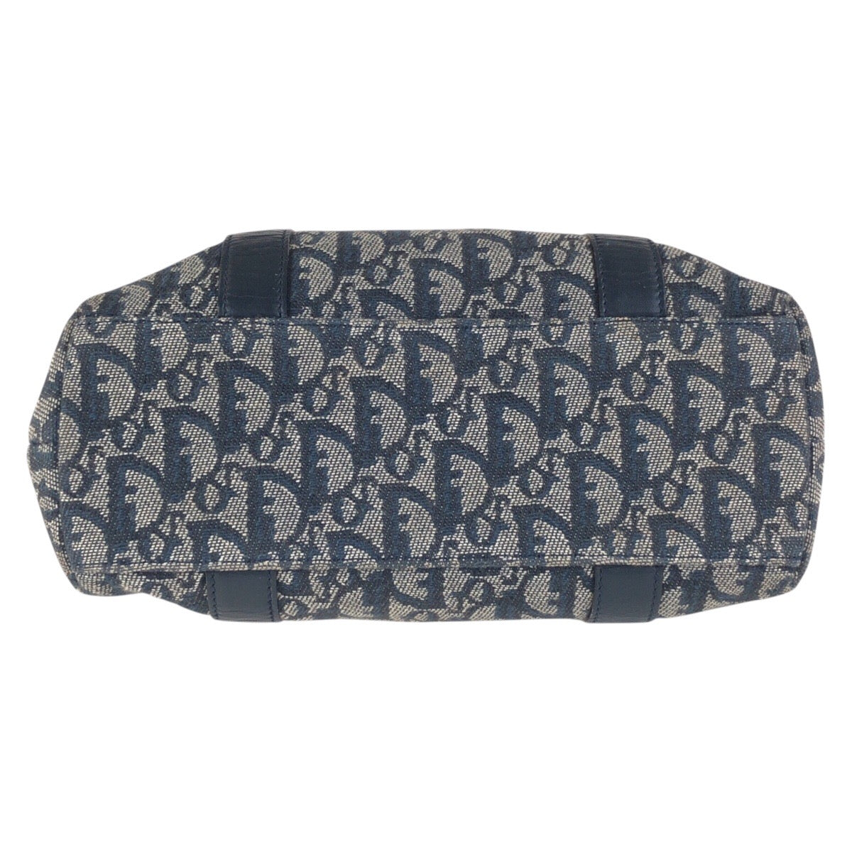 16814
Dior ディオール トロッター ネイビー ゴールド金具 キャンバス / レザー トートバッグ ショルダーバッグ レディース AB62