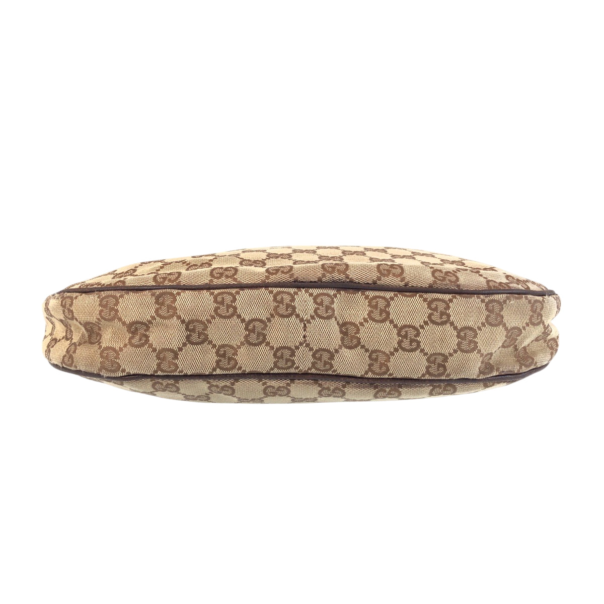 16867
GUCCI グッチ ベージュ ブラウン シルバー金具 GGキャンバス 122790 ショルダーバッグ サコッシュ レディース