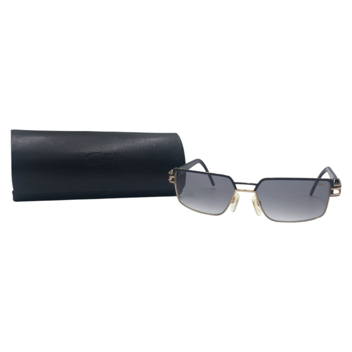 16936
CAZAL カザール ブラック 黒 ゴールド メタル COL302 59□16 135 サングラス 男女兼用 スクエア メンズ ABP23