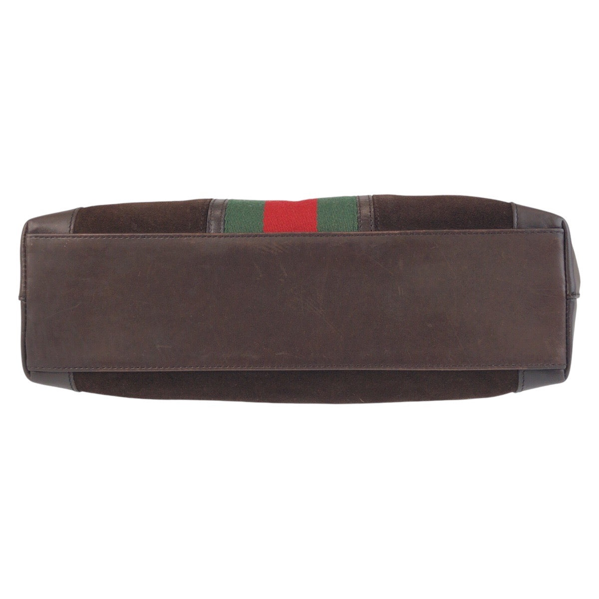 16944
GUCCI グッチ シェリーライン ブラウン スウェード / レザー 33890 トートバッグ ショルダーバッグ レディース