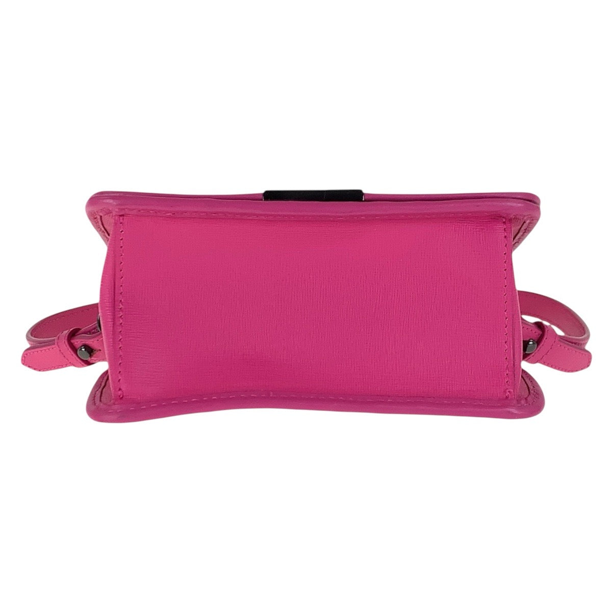 16954
OFF-WHITE オフホワイト ピンク ブラックメタル金具 ビニール / レザー ショルダーバッグ ハンドバッグ 2WAY レディース ABP35