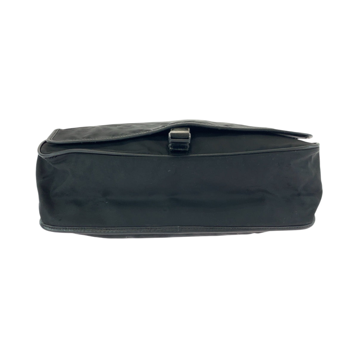 16982
PRADA プラダ テスート 三角ロゴプレート ブラック 黒 シルバー金具 ナイロン V158 ショルダーバッグ メッセンジャーバッグ レディース AB39