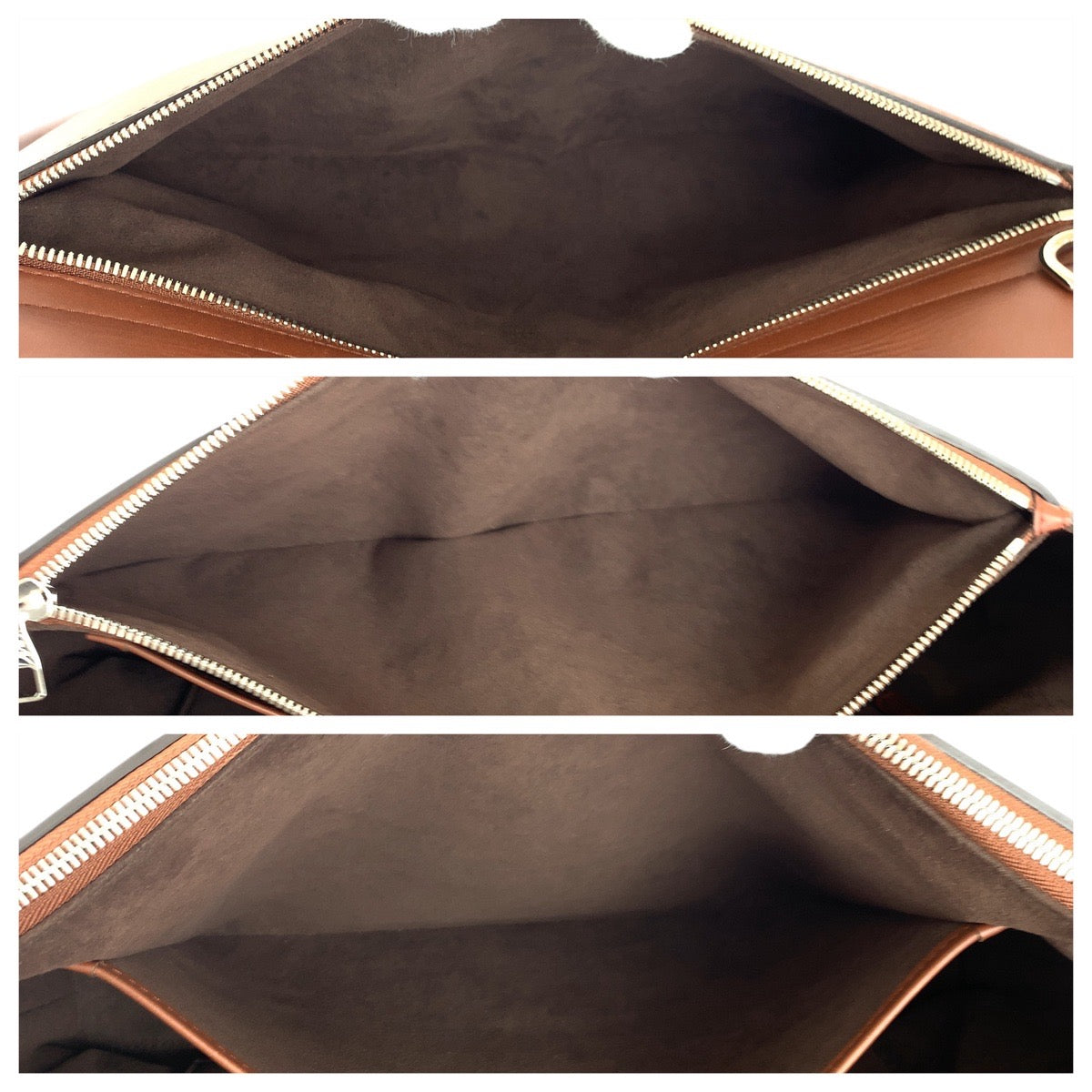 16988
LOUIS VUITTON ルイヴィトン モノグラム キュイール カルターブル ブラウン シルバー金具 レザー M50451 ビジネスバッグ ショルダーバッグ 2way メンズ