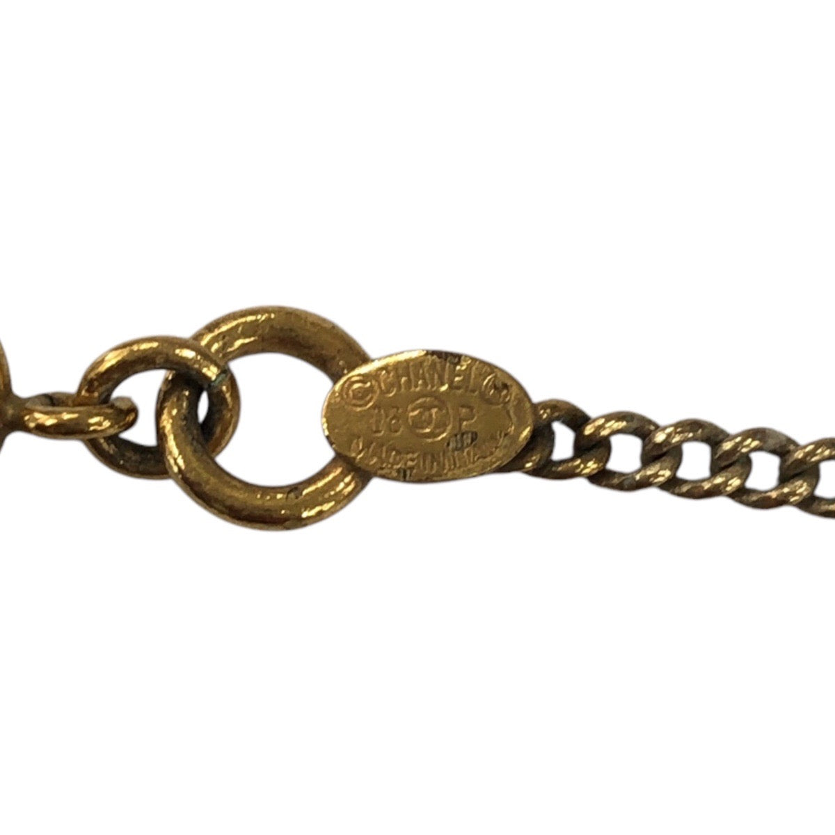 17022
CHANEL シャネル ココマーク ピンクベージュ ゴールド メタル ネックレス ラウンドネックレス レディース ABP50