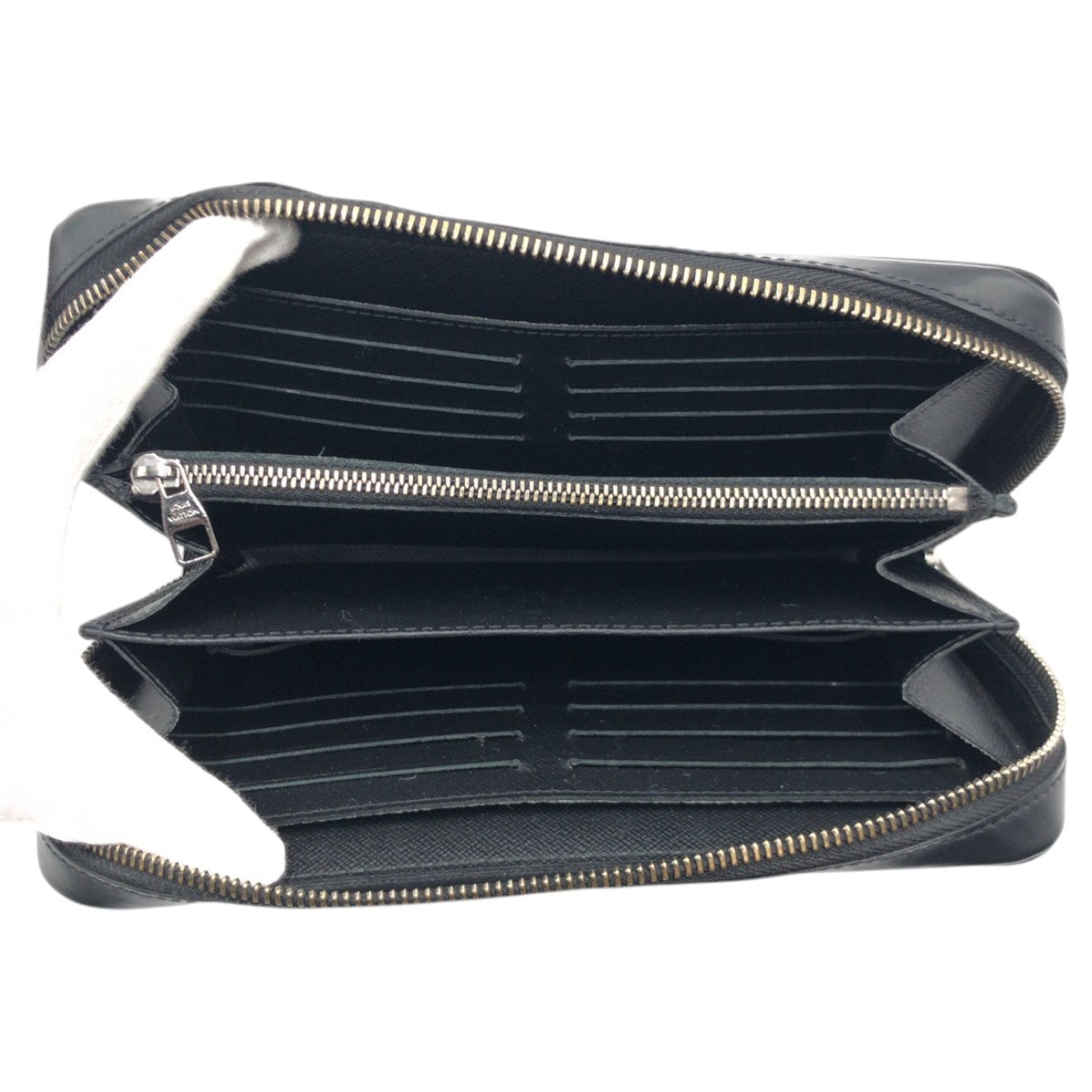 17108
LOUIS VUITTON ルイヴィトン モノグラム ジッピーXL ブラック 黒 PVC M41503 長財布 ロングウォレット メンズ