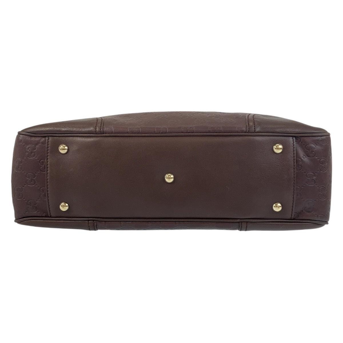 17113
GUCCI グッチ グッチシマ プリンシー ブラウン ゴールド金具 レザー 163805 トートバッグ ショルダーバッグ レディース