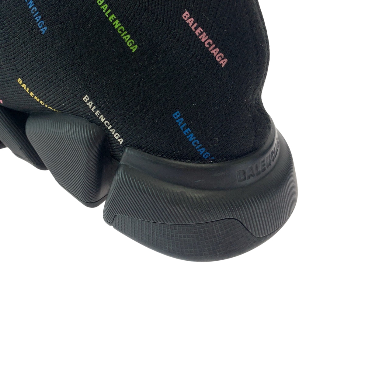 17133
BALENCIAGA バレンシアガ スピード2.0 LT ソックススニーカー サイズ27.5 ブラック 黒 マルチカラー コットン ソックススニーカー メンズ AB18