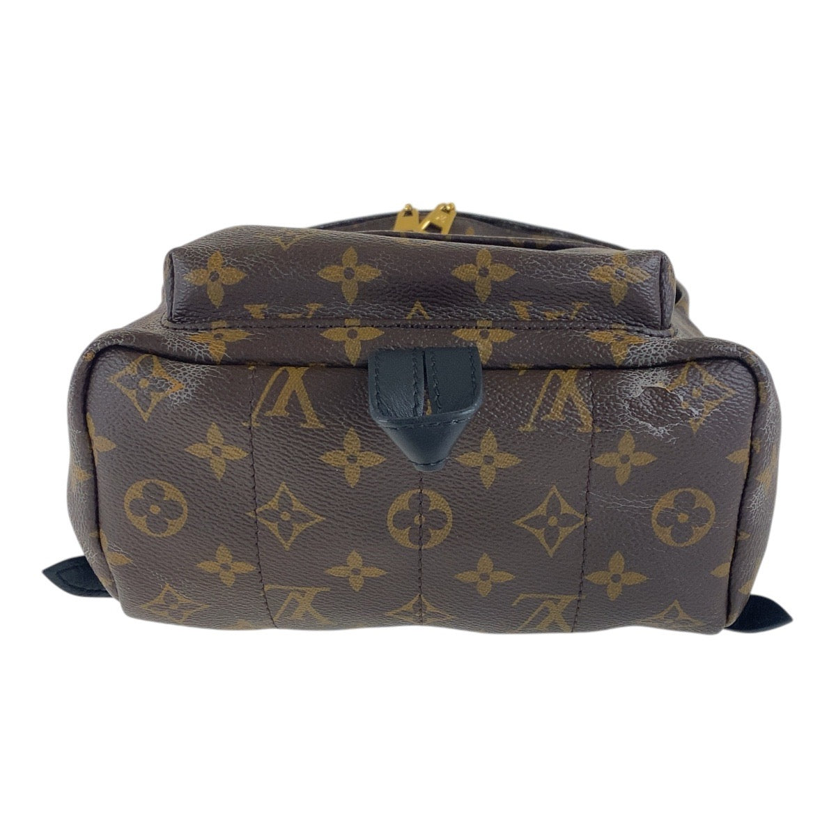 17135
LOUIS VUITTON ルイヴィトン モノグラム パームスプリングスPM ブラウン ブラック ゴールド金具 PVC M44871 リュックサック バックパック レディース AB77