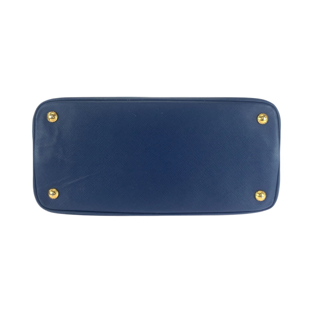 17157
PRADA プラダ サフィアーノ 三角ロゴプレート ブルー ゴールド金具 レザー BL0537 ショルダーバッグ ハンドバッグ 2way レディース ABP66