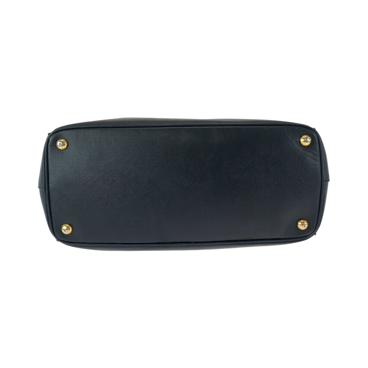 17194
PRADA プラダ ガレリア 三角ロゴプレート ブラック 黒 ゴールド金具 レザー BN2274 ハンドバッグ トートバッグ レディース AB50