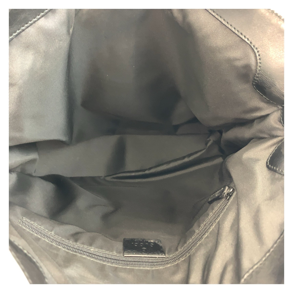 17331
GUCCI Jackie Black Silver Hardware GG Canvas / Leather 001 3355 Shoulder Bag Handbag Women's ABP50