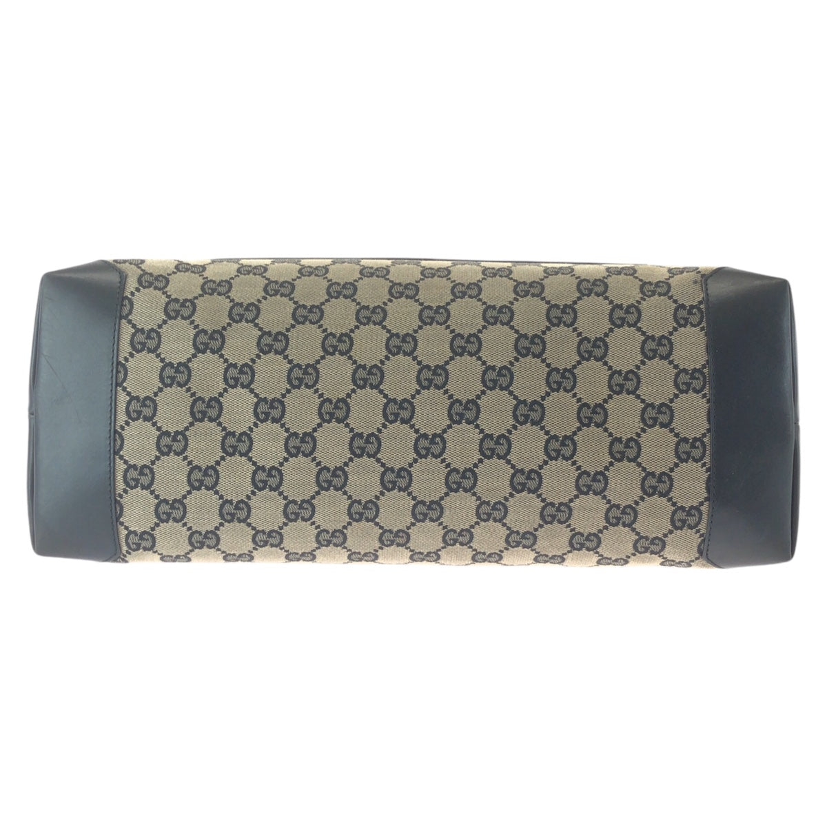17334
GUCCI グッチ ブラック 黒 シルバー金具 GGキャンバス / レザー 019 0426 トートバッグ ショルダーバッグ 男女兼用 レディース