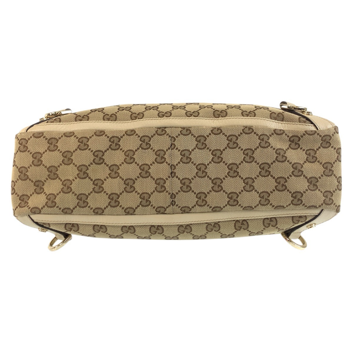 17342
GUCCI グッチ ベージュ ゴールド金具 GGキャンバス / レザー 170004 トートバッグ ショルダーバッグ レディース AB43