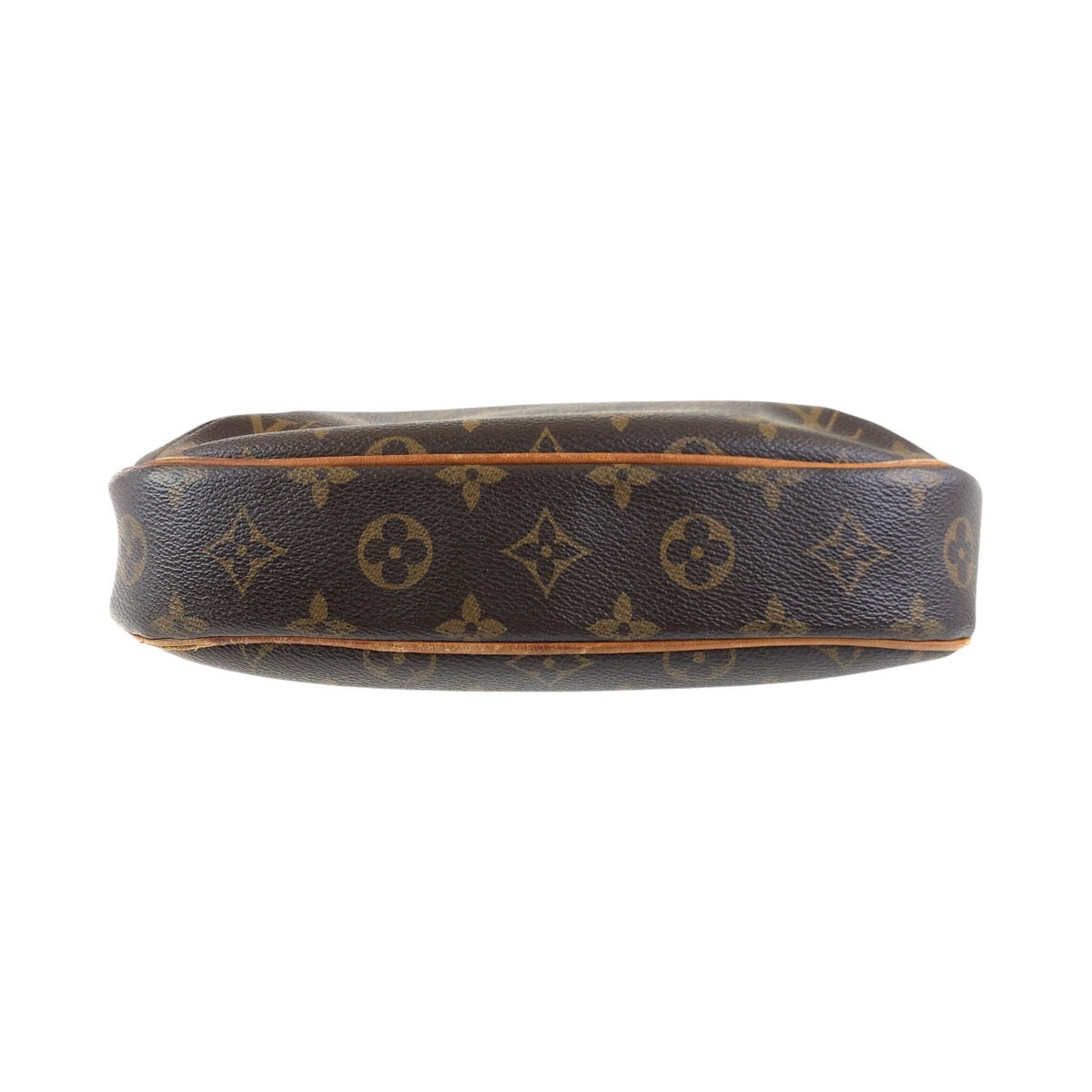 17385
LOUIS VUITTON ルイヴィトン モノグラム オデオン PM ブラウン ゴールド金具 PVC / レザー M56390 ショルダーバッポシェット レディース AB69