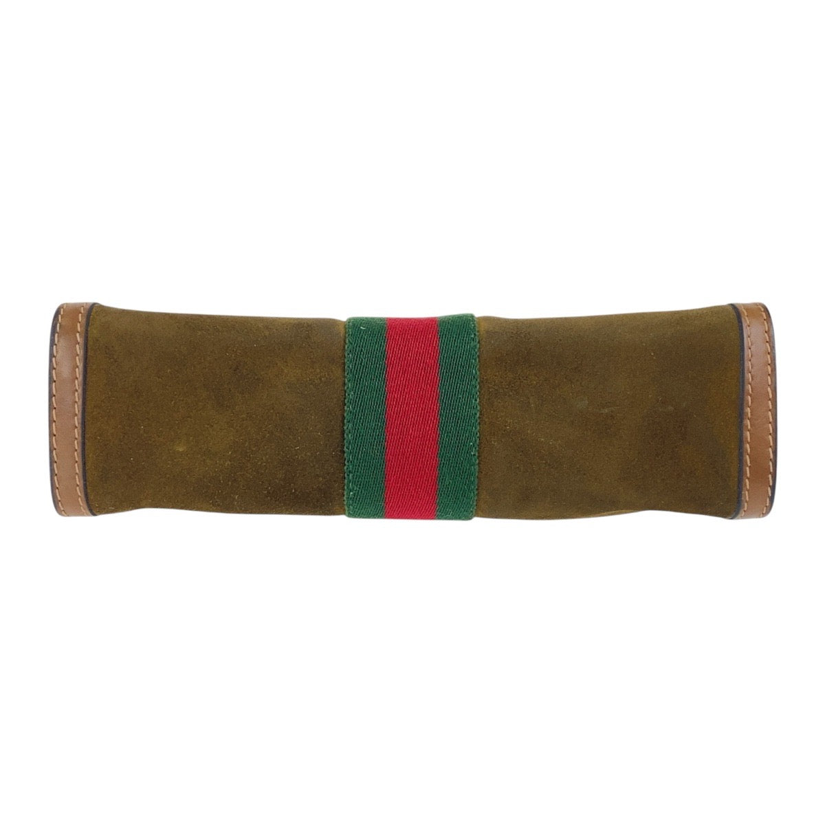 17477
GUCCI グッチ ヴィンテージ オールドグッチ シェリーライン ブラウン マルチカラー スウェード / レザー クラッチバッグ セカンドバッグ メンズ ABP18