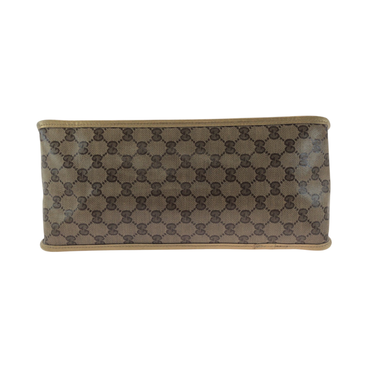 17490
GUCCI GG Crystal Brown Gold Gold Hardware PVC 190259 Tote Bag Handbag Women's AB32