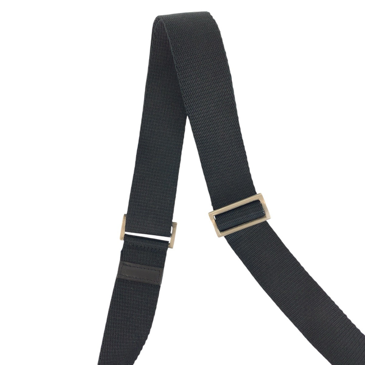 17498
PRADA プラダ テスート 三角ロゴプレート ブラック 黒 シルバー金具 ナイロン / レザー ショルダーバッグ ポシェット レディース ABP39