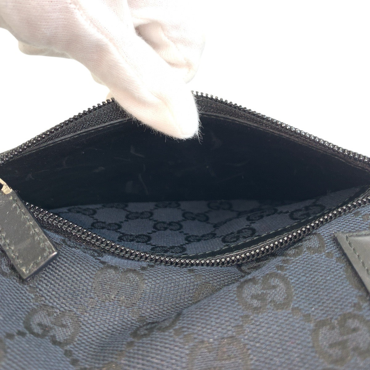 17580
GUCCI グッチ シェリーライン ブラック 黒 GGキャンバス / レザー 019 0402 トートバッグ ショルダーバッグ レディース ABP32