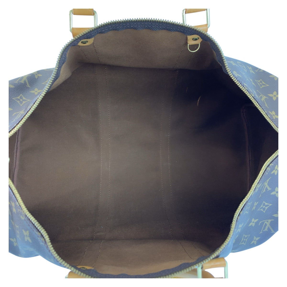 17591
LOUIS VUITTON ルイヴィトン モノグラム キーポル50 バンドリエール ブラウン ゴールド金具 PVC / レザー M41426 ボストンバッグ ショルダーバッグ 2way メンズ ABP110