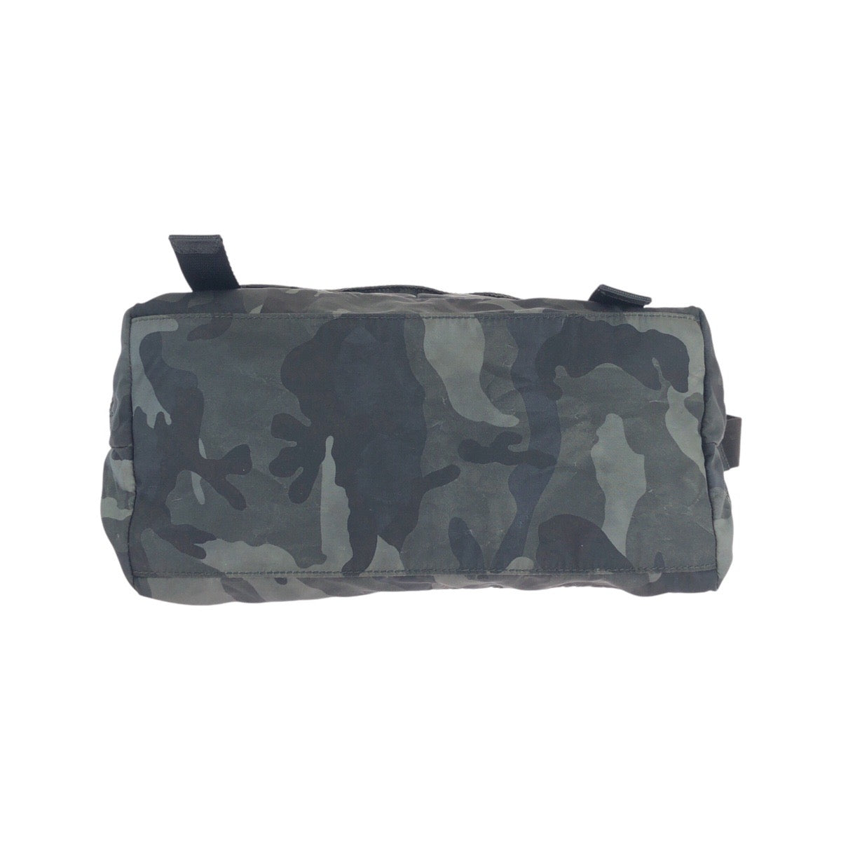 17602
PRADA プラダ テスート 三角ロゴプレート カーキ ブラック 黒 ナイロン / レザー ショルダーバッグ メッセンジャーバッグ メンズ ABP65