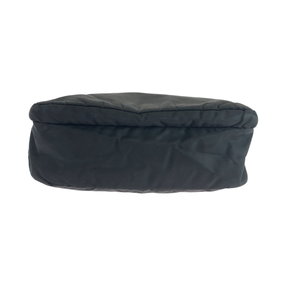 17619
PRADA プラダ テスート 三角ロゴプレート 男女兼用 ブラック 黒 シルバー金具 ナイロン ショルダーバッグ メッセンジャーバッグ メンズ AB45