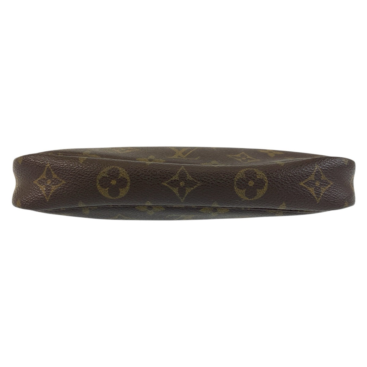 17665
LOUIS VUITTON ルイヴィトン モノグラム ポシェット アクセソワール ブラウン ゴールド金具 PVC / レザー M51980 ハンドバッグ アクセサリーポーチ レディース AB54