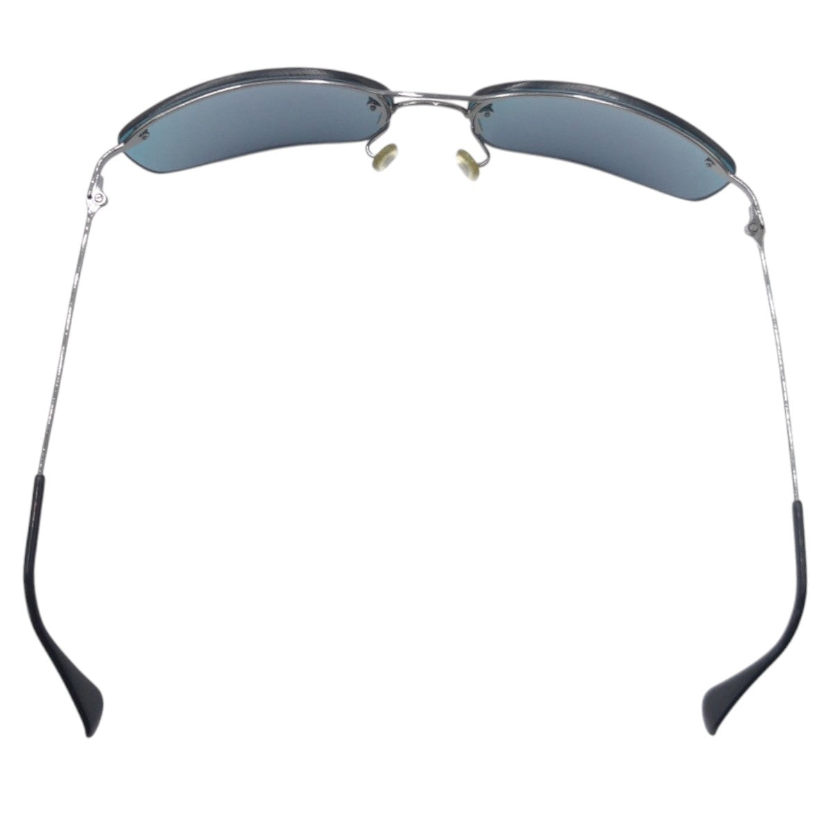 17704
Ray-Ban レイバン TOP RECTANGULAR シルバー ブラック ブルー メタル RB3174 60□16 サングラス 男女兼用 スクエア メンズ AB9
