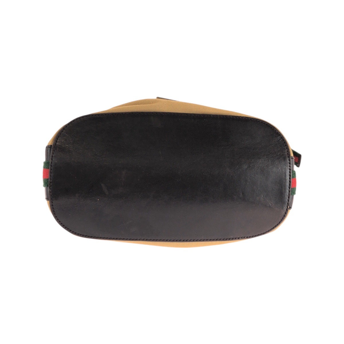 17728
GUCCI グッチ シェリーライン ベージュ キャメル ゴールド金具 キャンバス / レザー 001.4286 ショルダーバッグ ポシェット レディース AB36