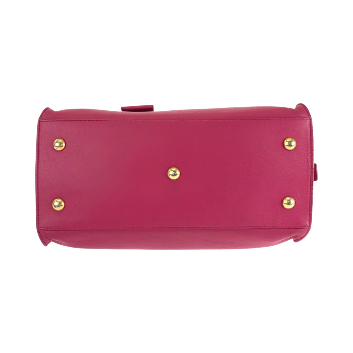 17800
SAINT LAURENT PARIS サンローランパリ プチカバス Yライン フューシャ ピンク ゴールド金具 レザー 311210 BJ50J 5514 ショルダーバッグ ハンドバッグ レディース ABP66