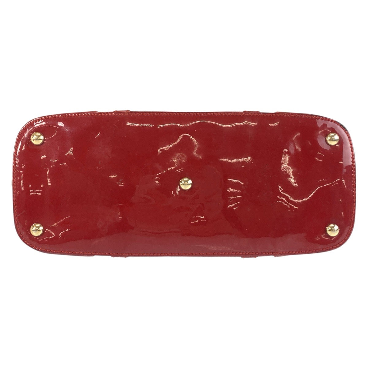 17817
GUCCI グッチ マイクログッチシマ レッド ゴールド金具 エナメル 309617 ハンドバッグ ショルダーバッグ 2way レディース AB54