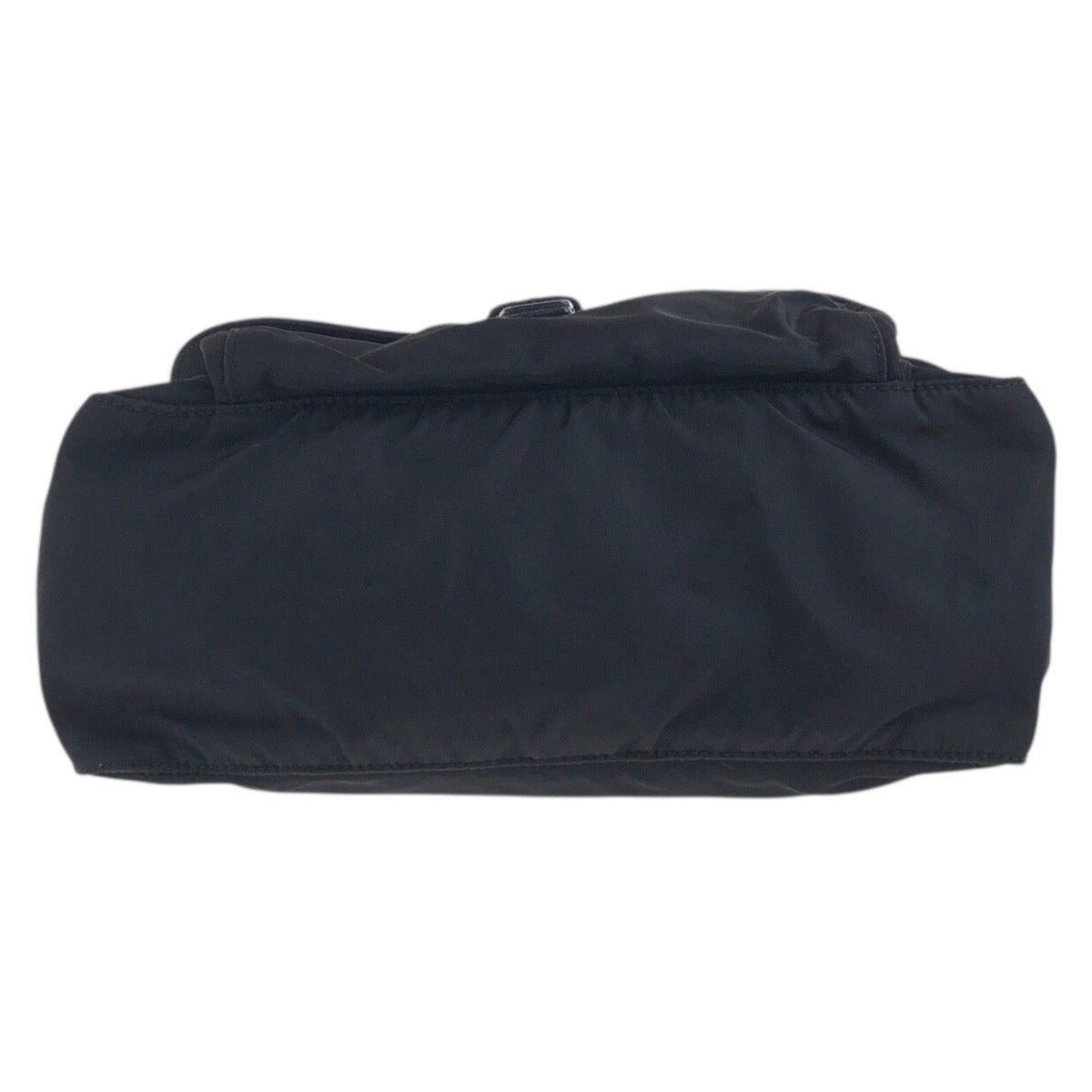 17877
PRADA プラダ テスート 三角ロゴプレート ブラック 黒 シルバー金具 ナイロン / レザー ショルダーバッグ ポシェット レディース ABP