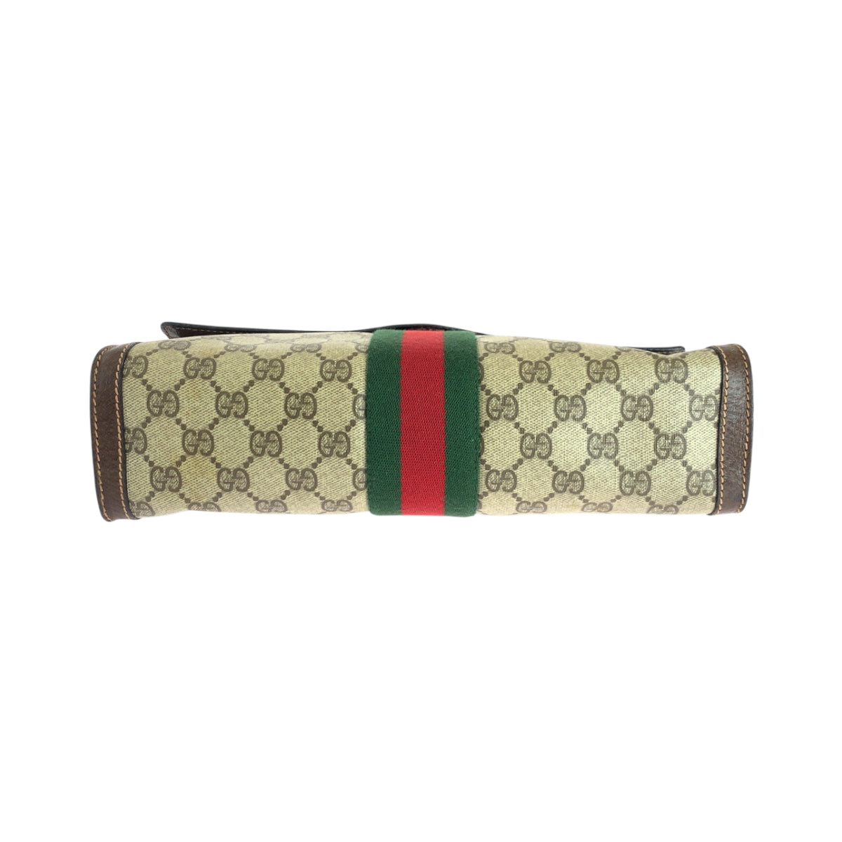 17921
GUCCI グッチ グッチパフューム シェリーライン ベージュ ブラウン ゴールド金具 GGスプリームキャンバス クラッチバッグ セカンドバッグ レディース ABP24