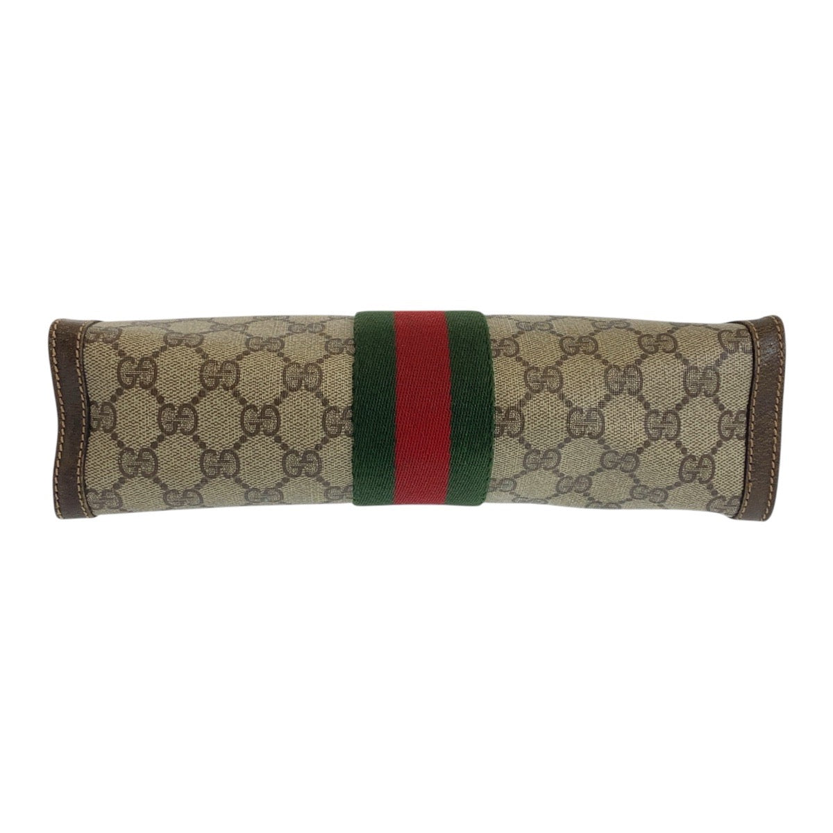 18086
GUCCI グッチ ヴィンテージ オールドグッチ シェリーライン ベージュ ブラウン GGスプリームキャンバス / レザー 67 014 2125 クラッチバッグ セカンドバッグ メンズ AB19